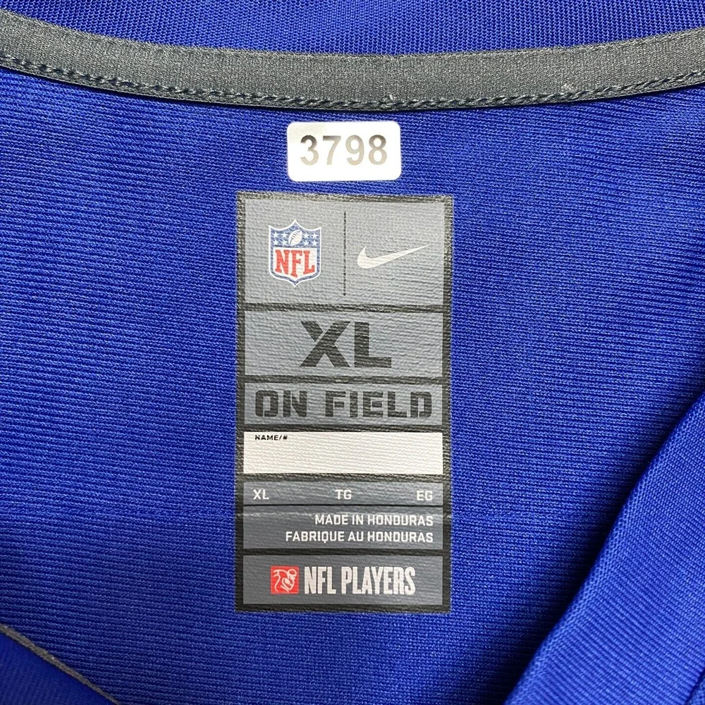New York Giants Nike On Field Jersey Mens XL Blue Landon Collins  #21 NFL